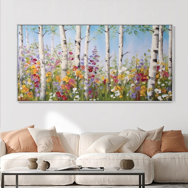 Birch Forest Canvas Wall Art