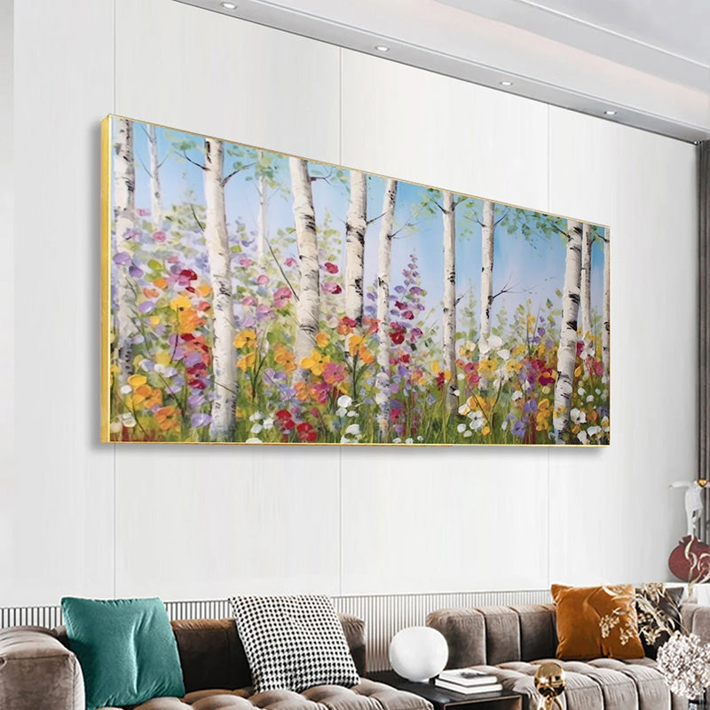 Birch Forest Canvas Wall Art