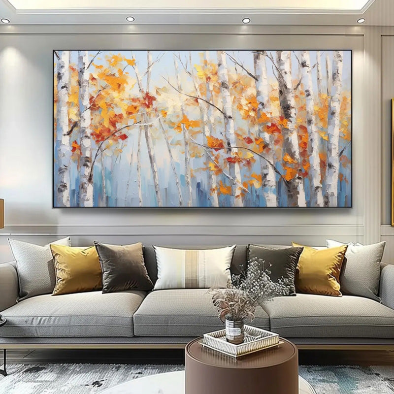 Birch Forest Canvas Wall Art