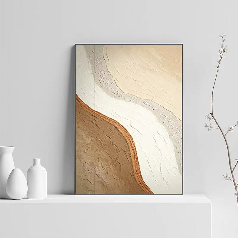 abstract minimalist oil painting wall art