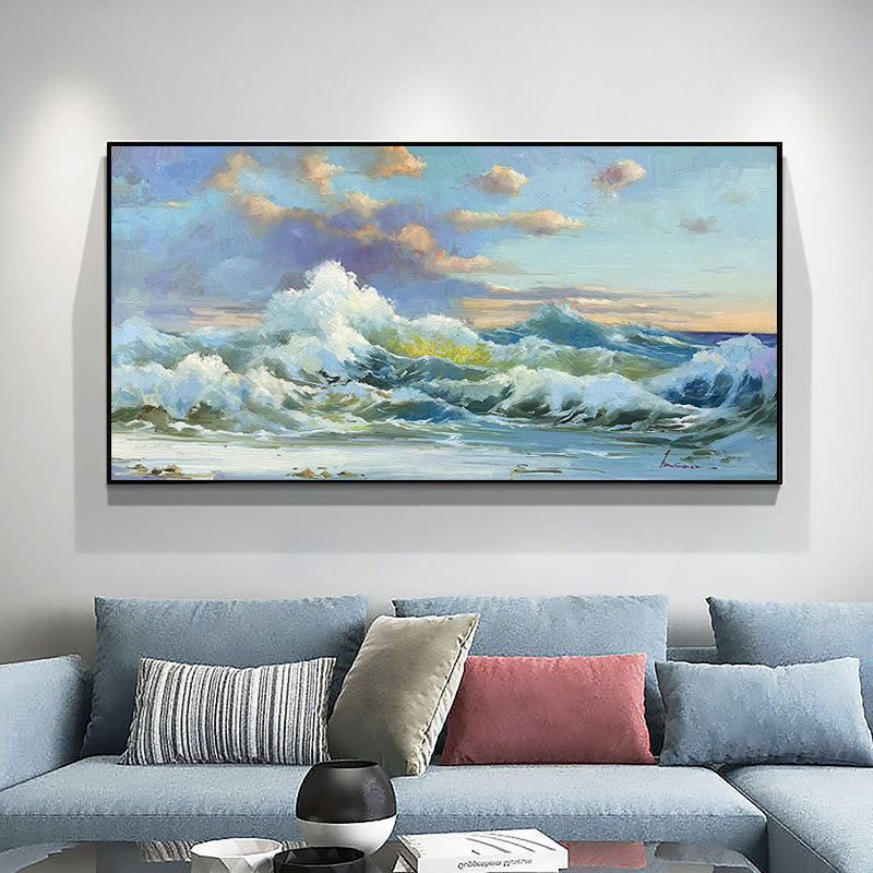 Large Seascape Waves Wall Art