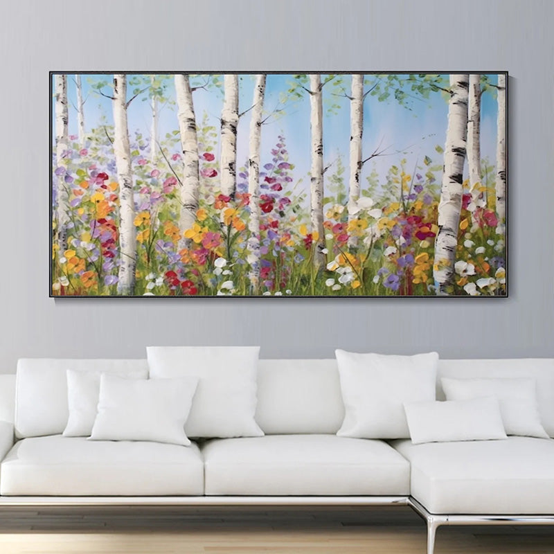 Birch Forest Canvas Wall Art