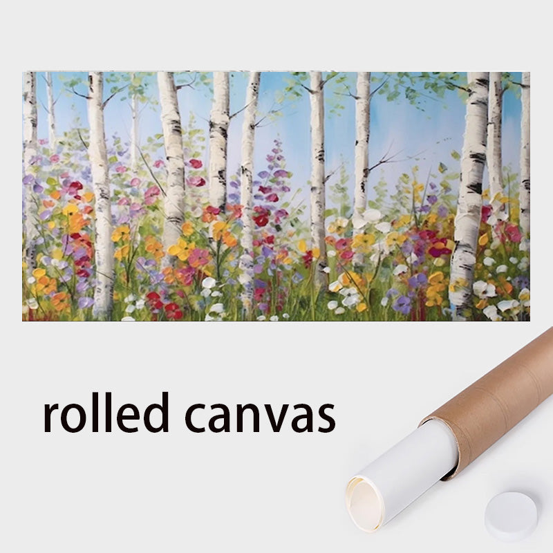 Birch Forest Canvas Wall Art