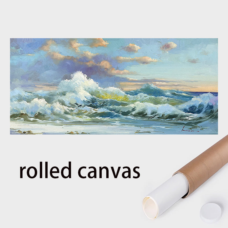 Large Seascape Waves Wall Art