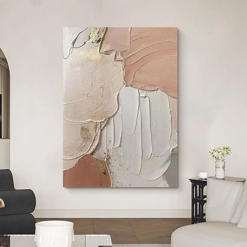abstract minimalist oil painting wall art