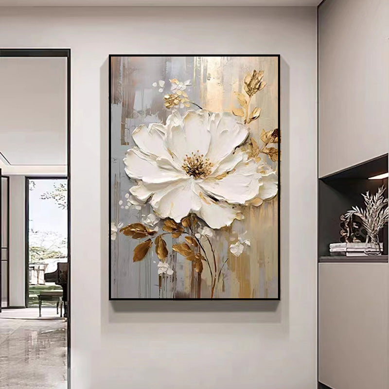 3D flower knife painting