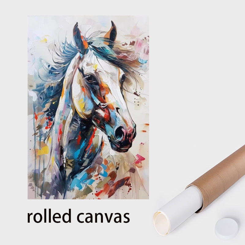 Horse oil painting animal art