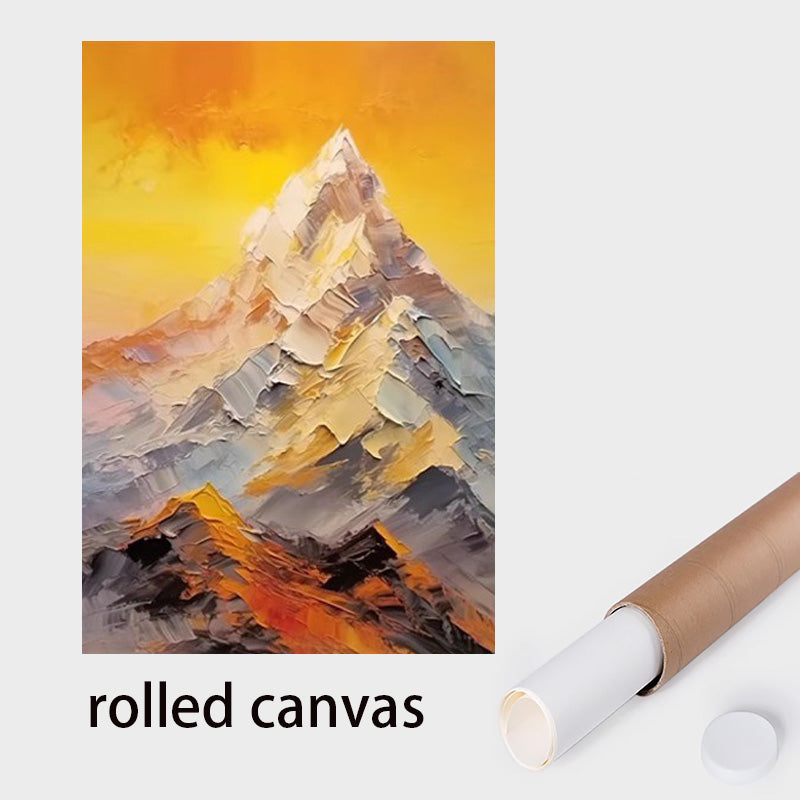 landscape oil painting texture wall art