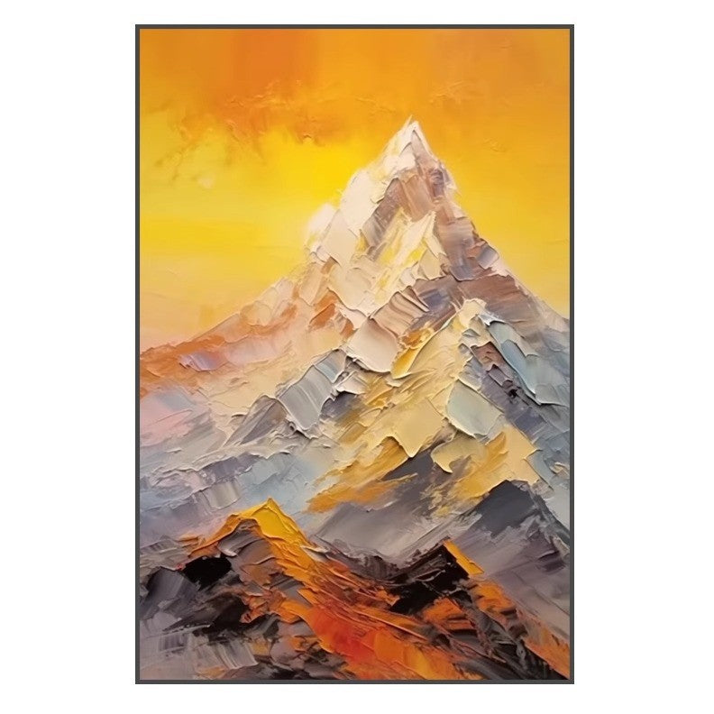 landscape oil painting texture wall art