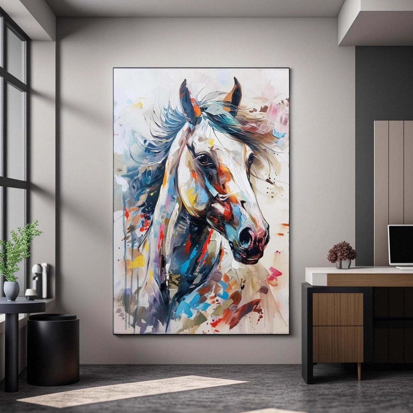 Horse oil painting animal art