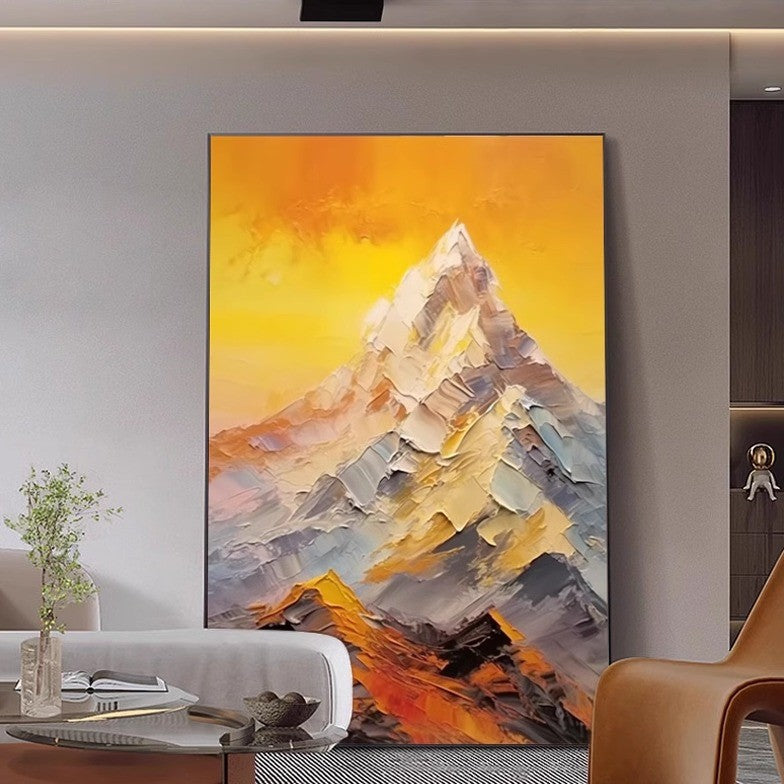 landscape oil painting texture wall art