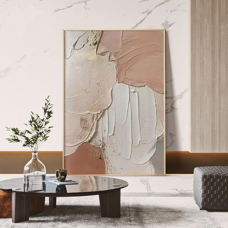 abstract minimalist oil painting wall art