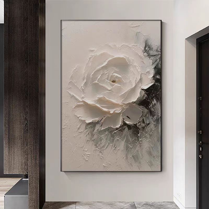 3D flower knife painting