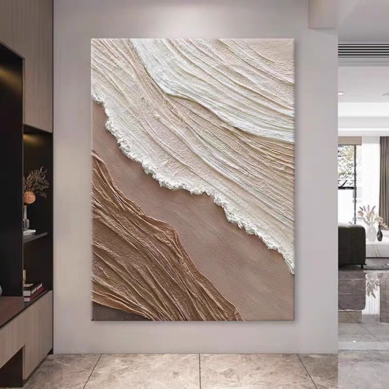 abstract wabi sabi oil painting wall art