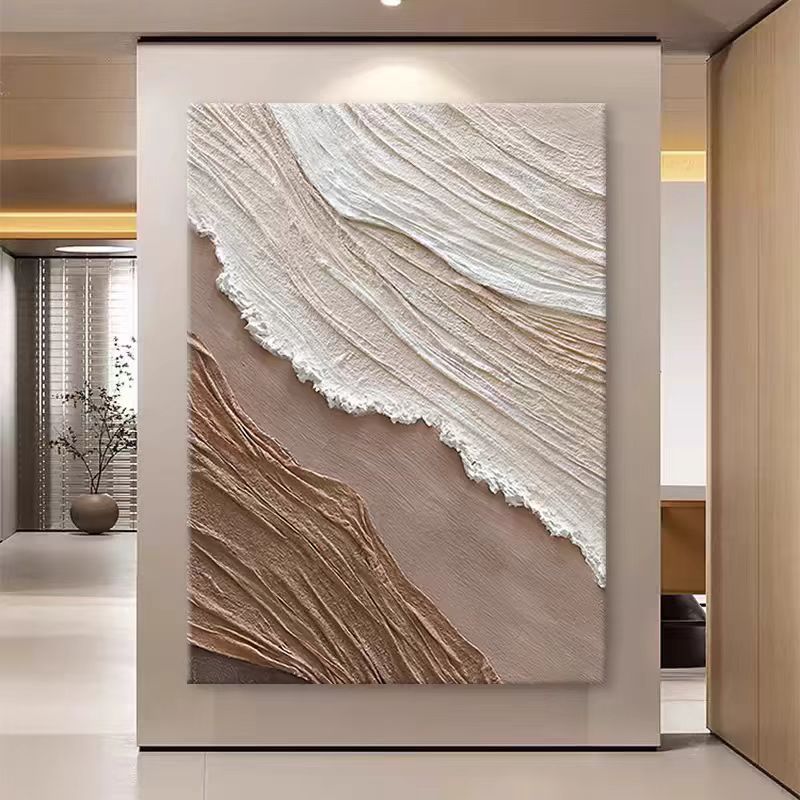 abstract wabi sabi oil painting wall art