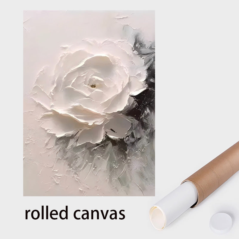 3D flower knife painting