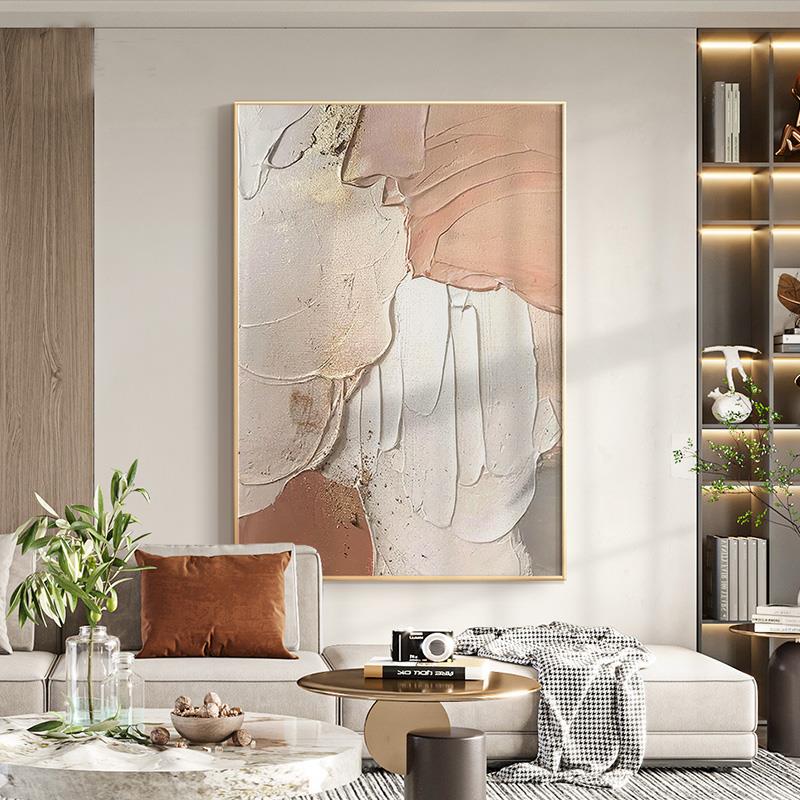 abstract minimalist oil painting wall art