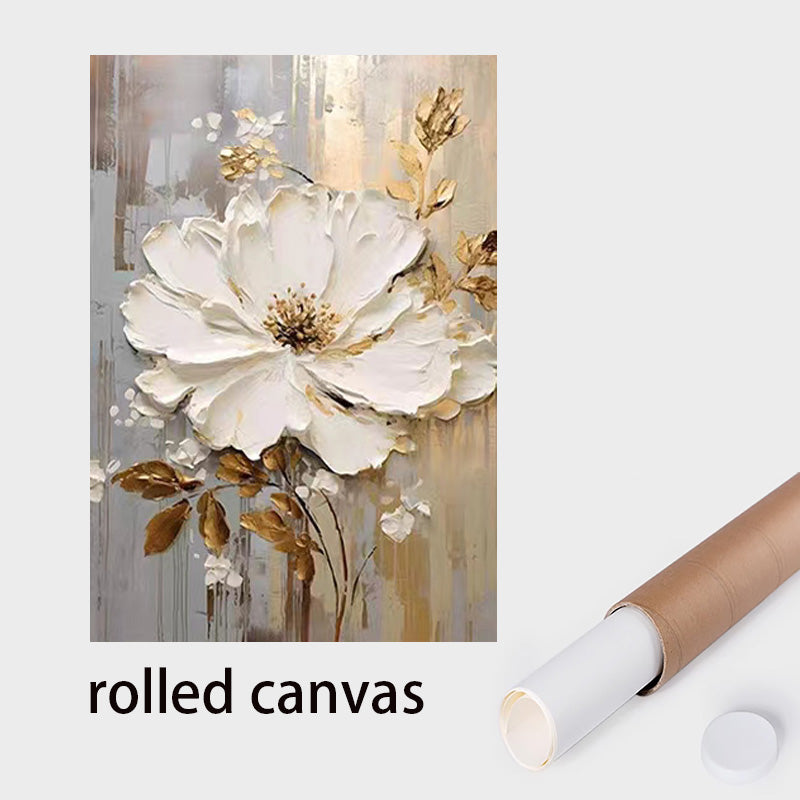 3D flower knife painting