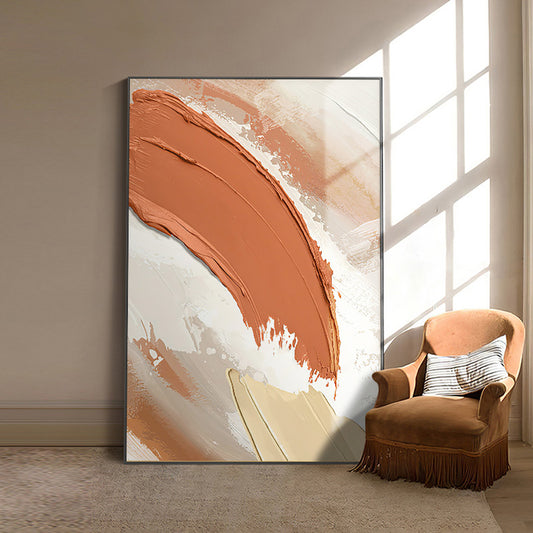 Orange 3D Texture Wall Art