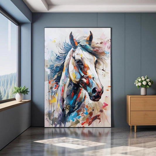 Horse oil painting animal art