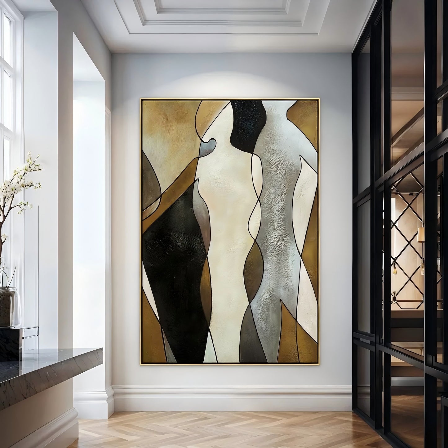 Abstract Figure Oil Painting Wall Art