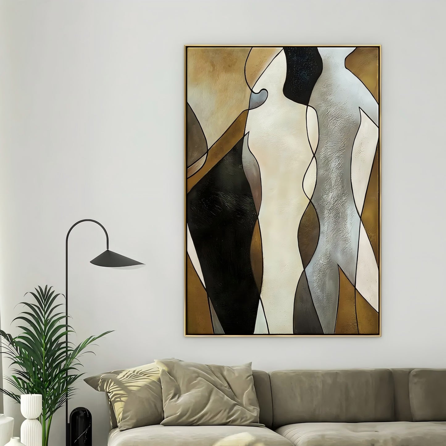 Abstract Figure Oil Painting Wall Art